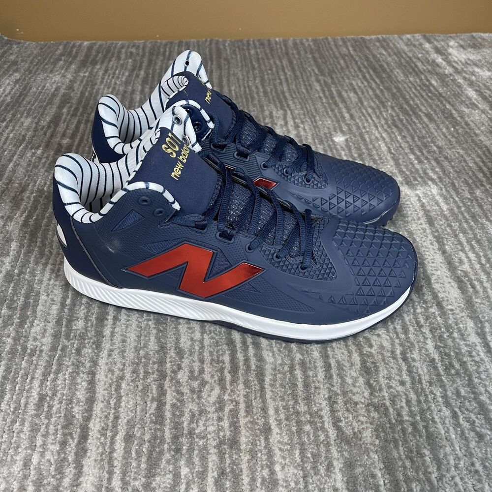 New Balance FuelCell Ohtani V1 Baseball Turf Shoes Mens 12 Blue White MSHO1LC